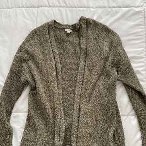 Silence + Noise green duster cardigan